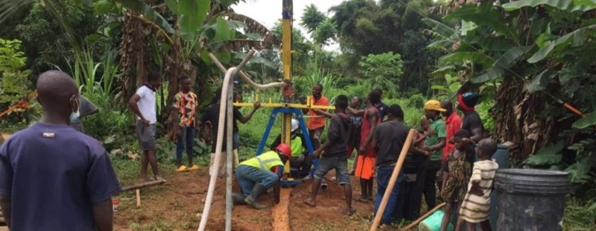 Team in Liberia completes 100th well with Village Drill