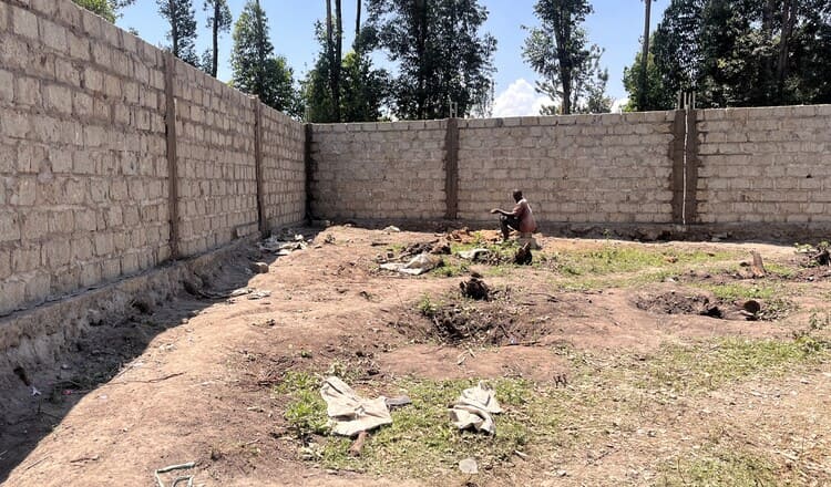 Security wall at rescue center